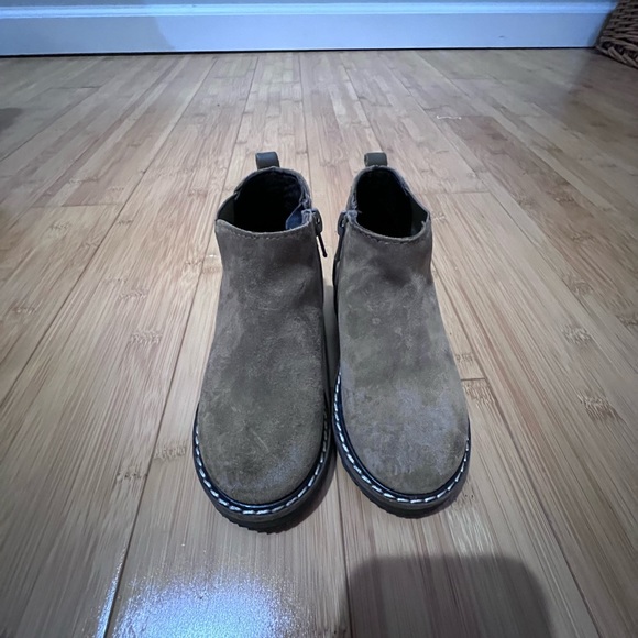 Zara toddler boy leather boots size 23 EU US 7 Toddler like new - Picture 2 of 5